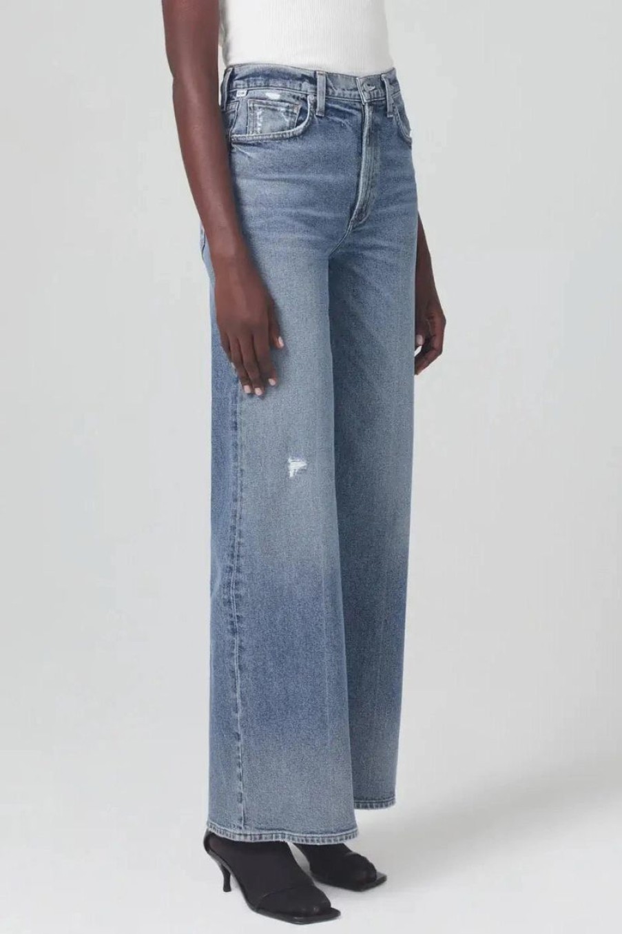 Women CITIZENS OF HUMANITY Denim | Citizens Of Humanity Paloma Baggy Jeans In Ascent