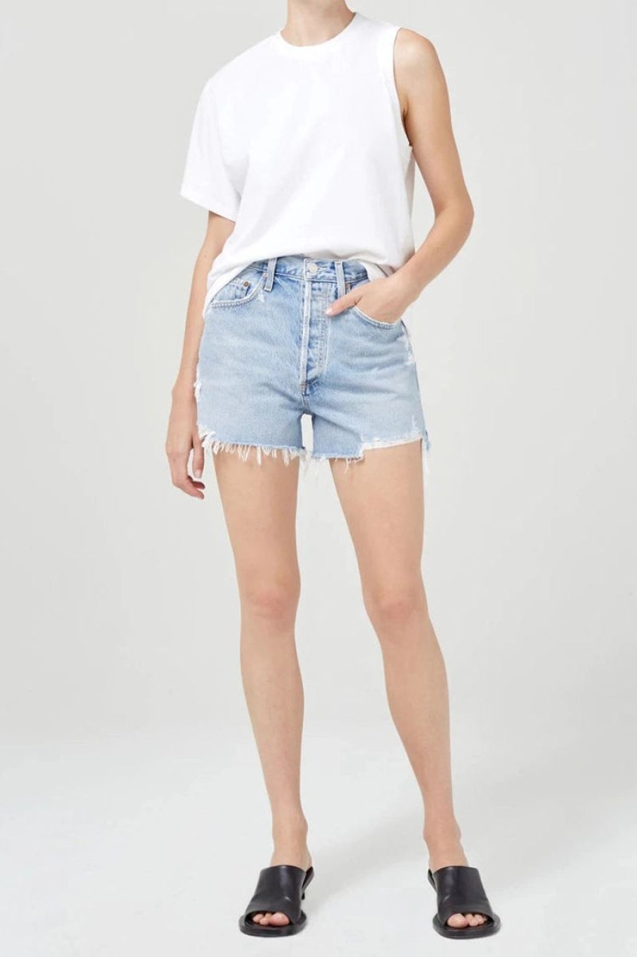 Women AGOLDE Shorts | Agolde Dee High Rise Short In Muse