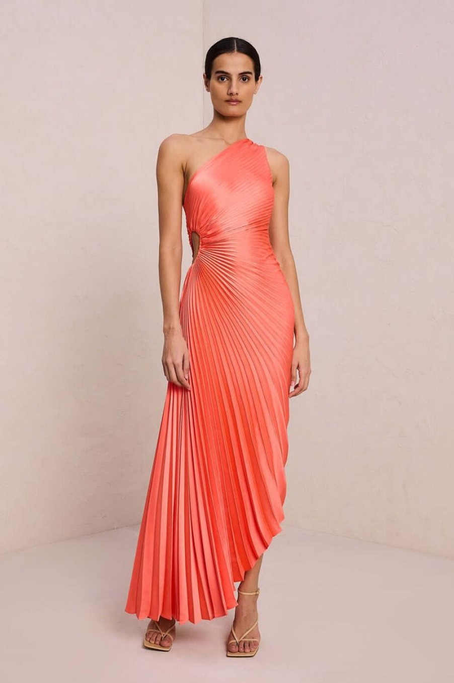 Women A.L.C. Dresses | A.L.C. Delfina Dress In Spiced Coral