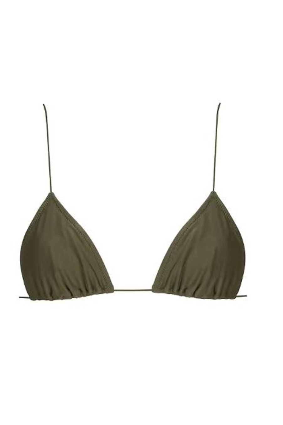 Women BANANHOT Swimwear & Coverups | Bananhot Liv Bikini Top In Olive Green