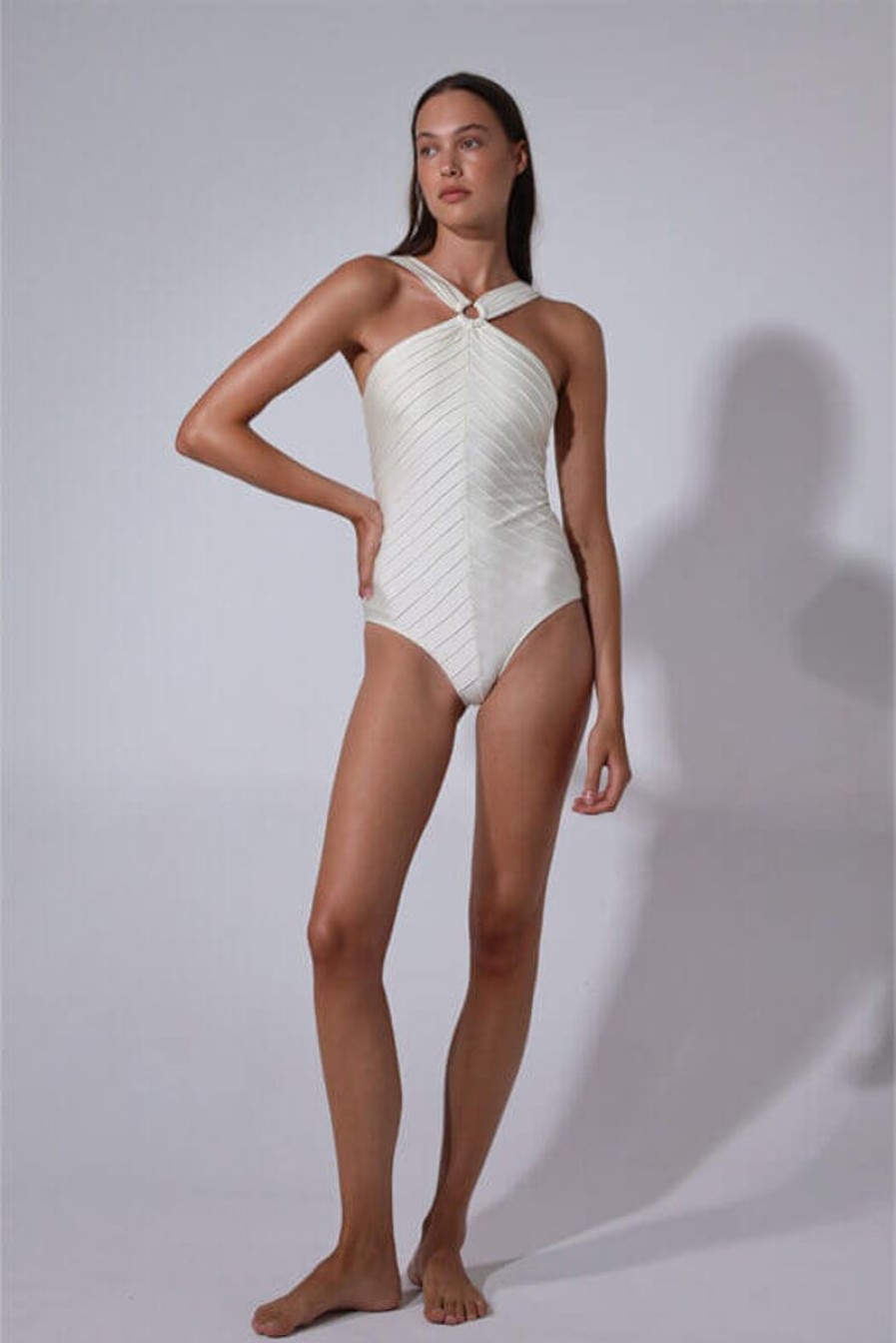 Women SHANI SHEMER Swimwear & Coverups | Shani Shemer Erica One Piece In Cream