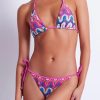 Women PATBO Swimwear & Coverups | Patbo Crochet String Bikini Top In Pink Multi