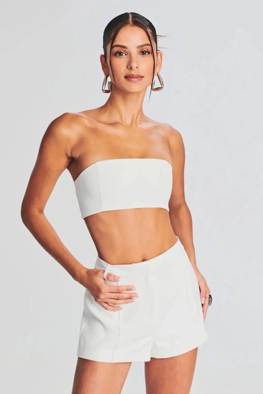 Women RETROFETE Tops | Retrofete Taylor Bra Top In White