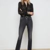 Women L'AGENCE Denim | L'Agence Ruth H/R Straight Raw In Volta