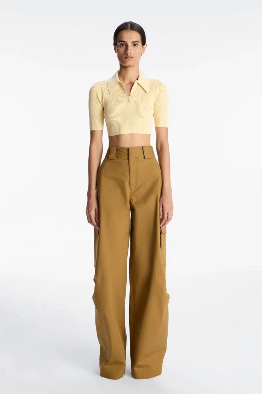 Women A.L.C. Pants | A.L.C. Brie Pant In Dark Butterscotch