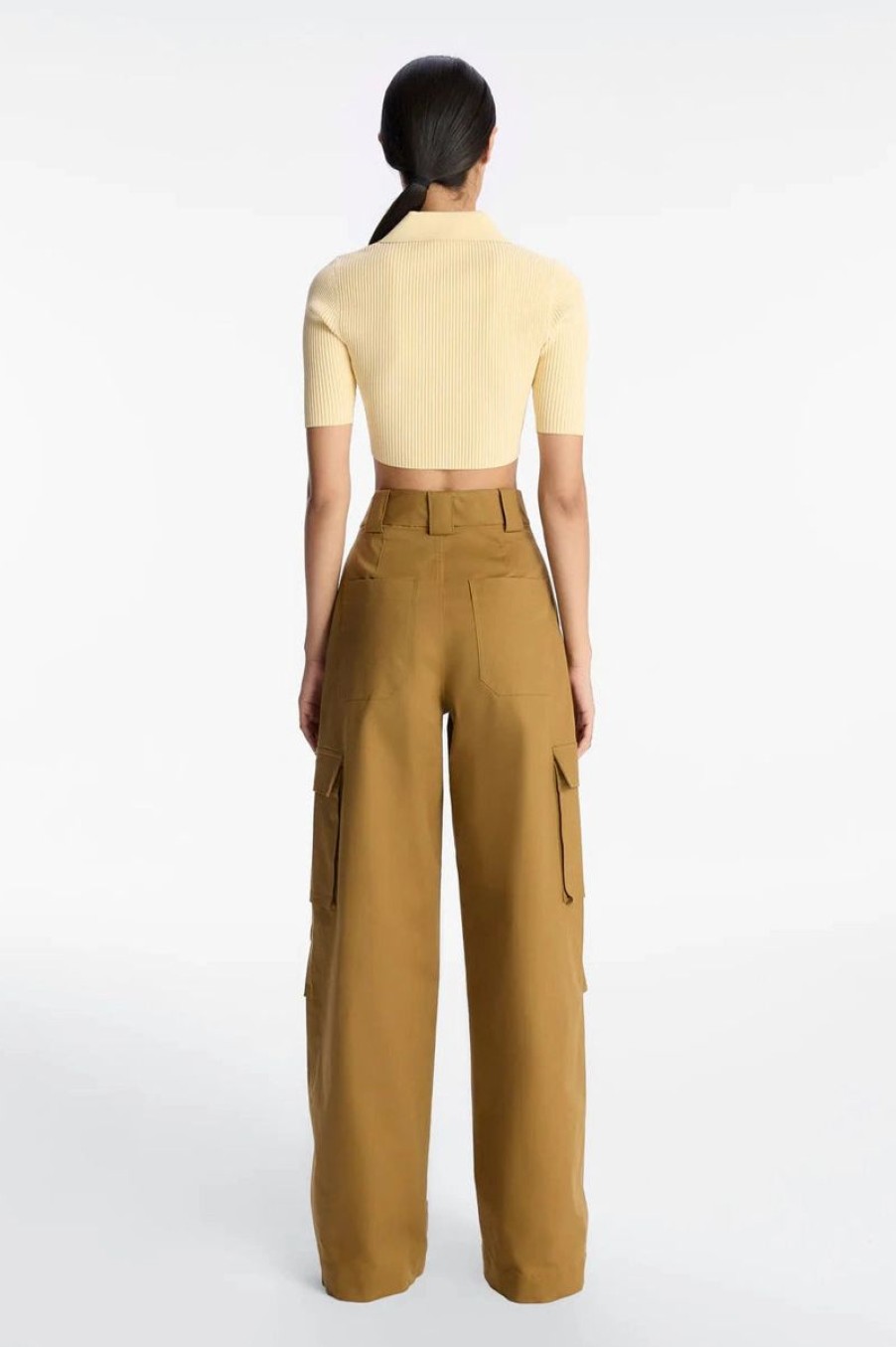 Women A.L.C. Pants | A.L.C. Brie Pant In Dark Butterscotch