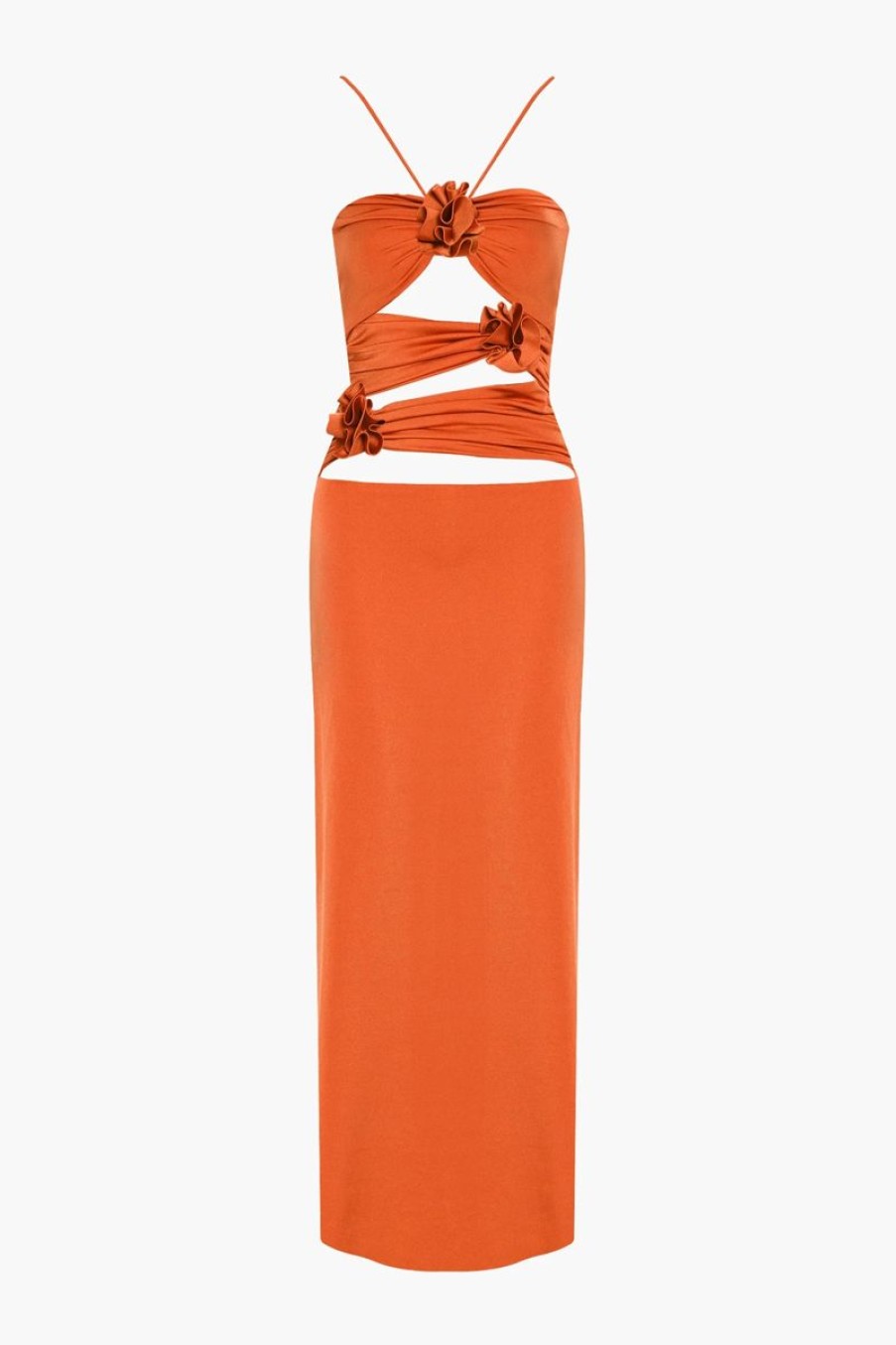 Women MAYGEL CORONEL Dresses | Maygel Coronel Veranera Dress In Orange Egitto