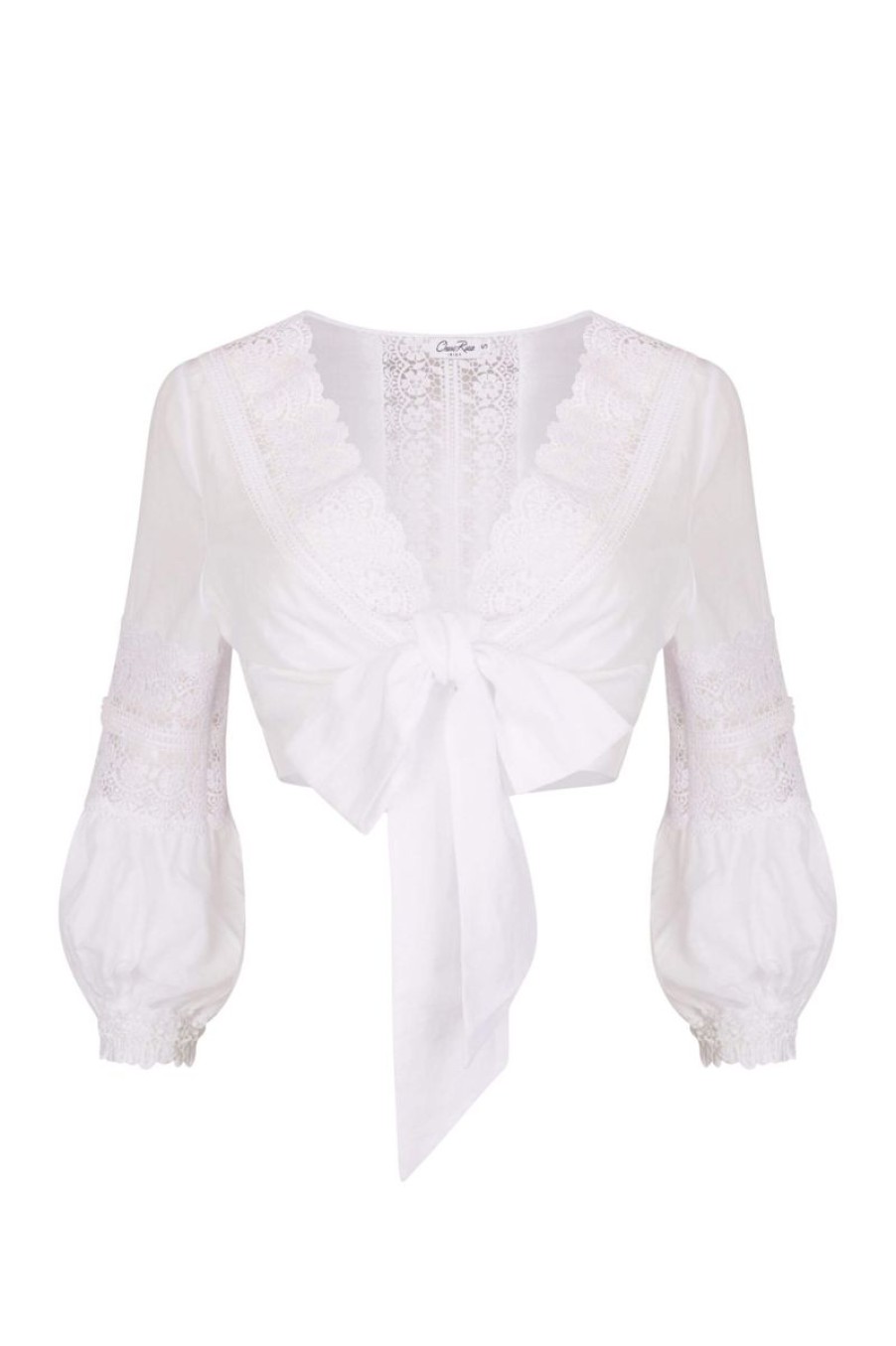 Women CHARO RUIZ IBIZA Tops | Charo Ruiz Ibiza Vania Blouse In White