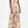 Women CAMILLA Dresses | Camilla Long Dress W/Tie Front In Destiny Calling