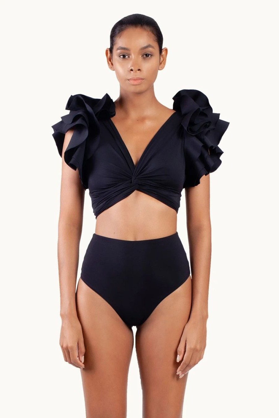 Women MAYGEL CORONEL Swimwear & Coverups | Maygel Coronel Kai Swimsuit Set In Black