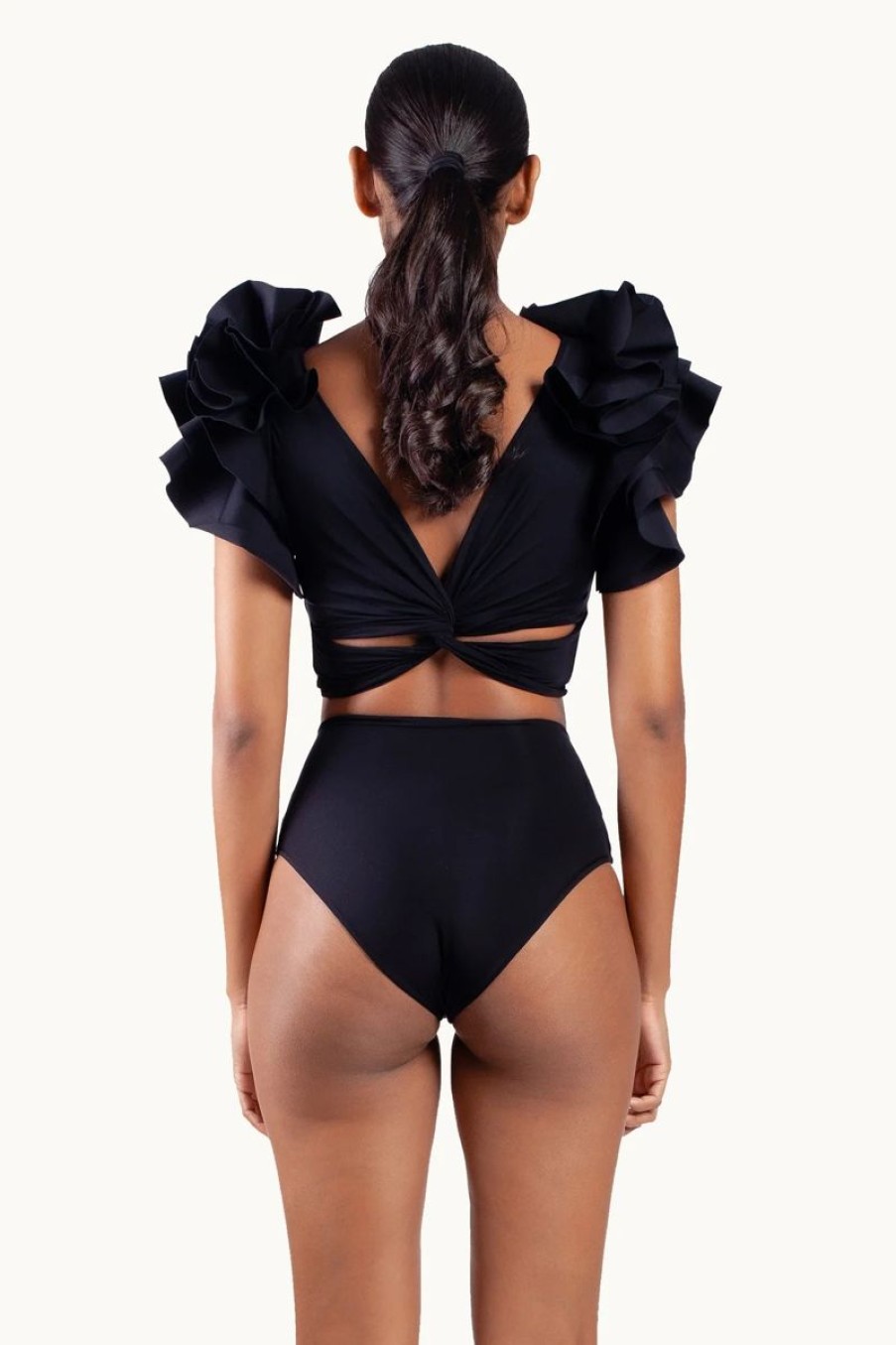 Women MAYGEL CORONEL Swimwear & Coverups | Maygel Coronel Kai Swimsuit Set In Black