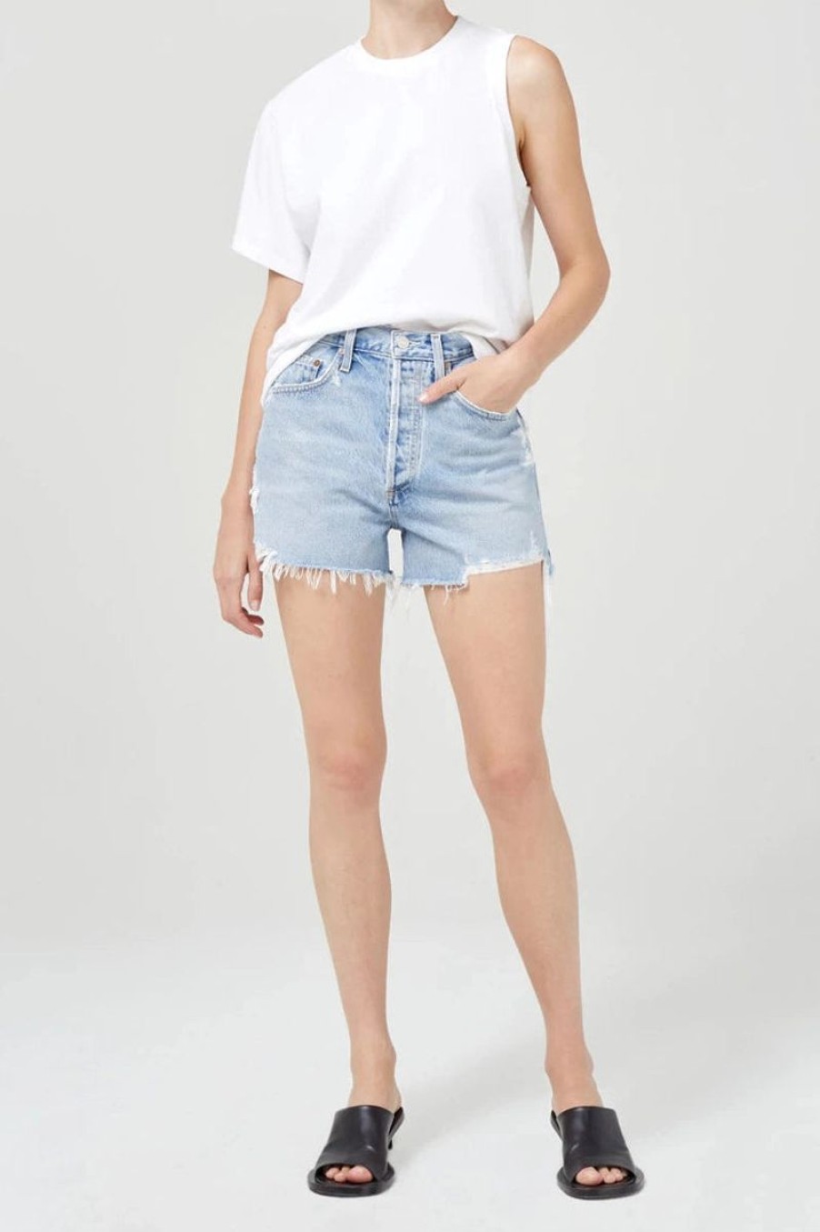 Women AGOLDE Denim | Agolde Dee High Rise Short In Muse