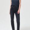 Women AGOLDE Denim | Agolde Criss Cross Straight Jean In Shambles