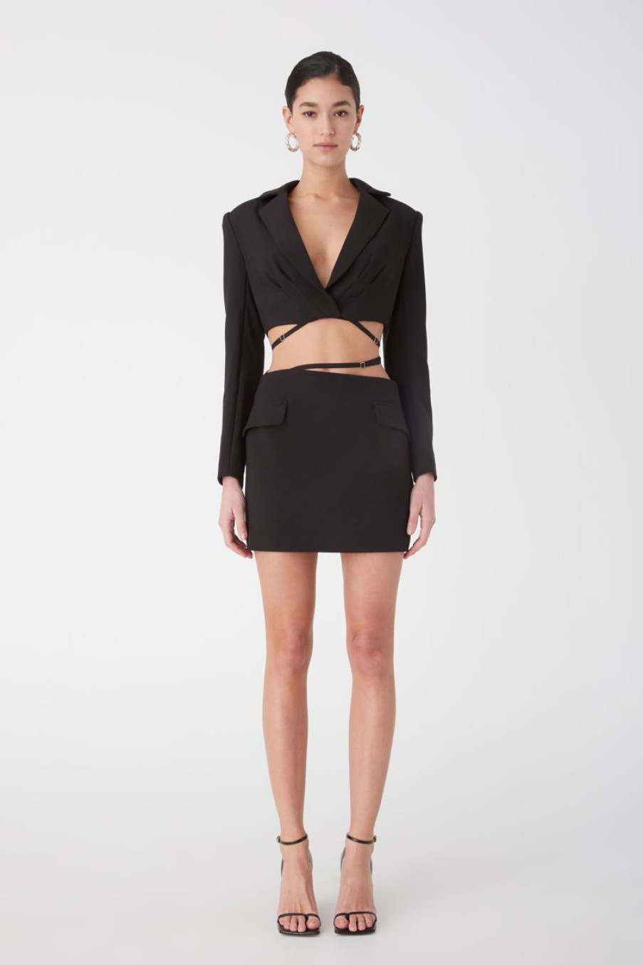 Women MISHA Dresses | Misha Casey Mini Dress In Black