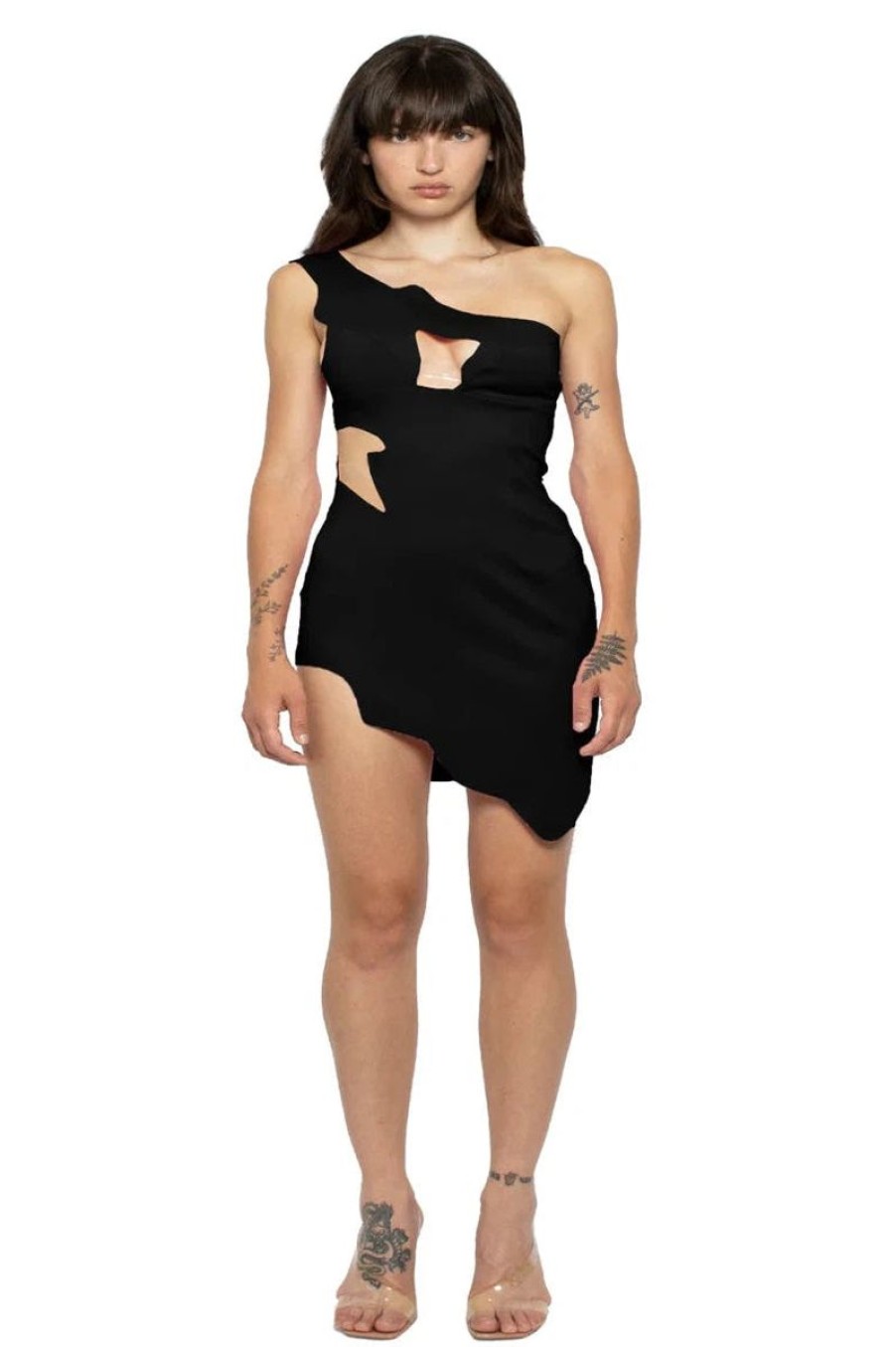 Women MOTHER OF ALL Dresses | Mother Of All Sadie Cutout Mini Dress In Black