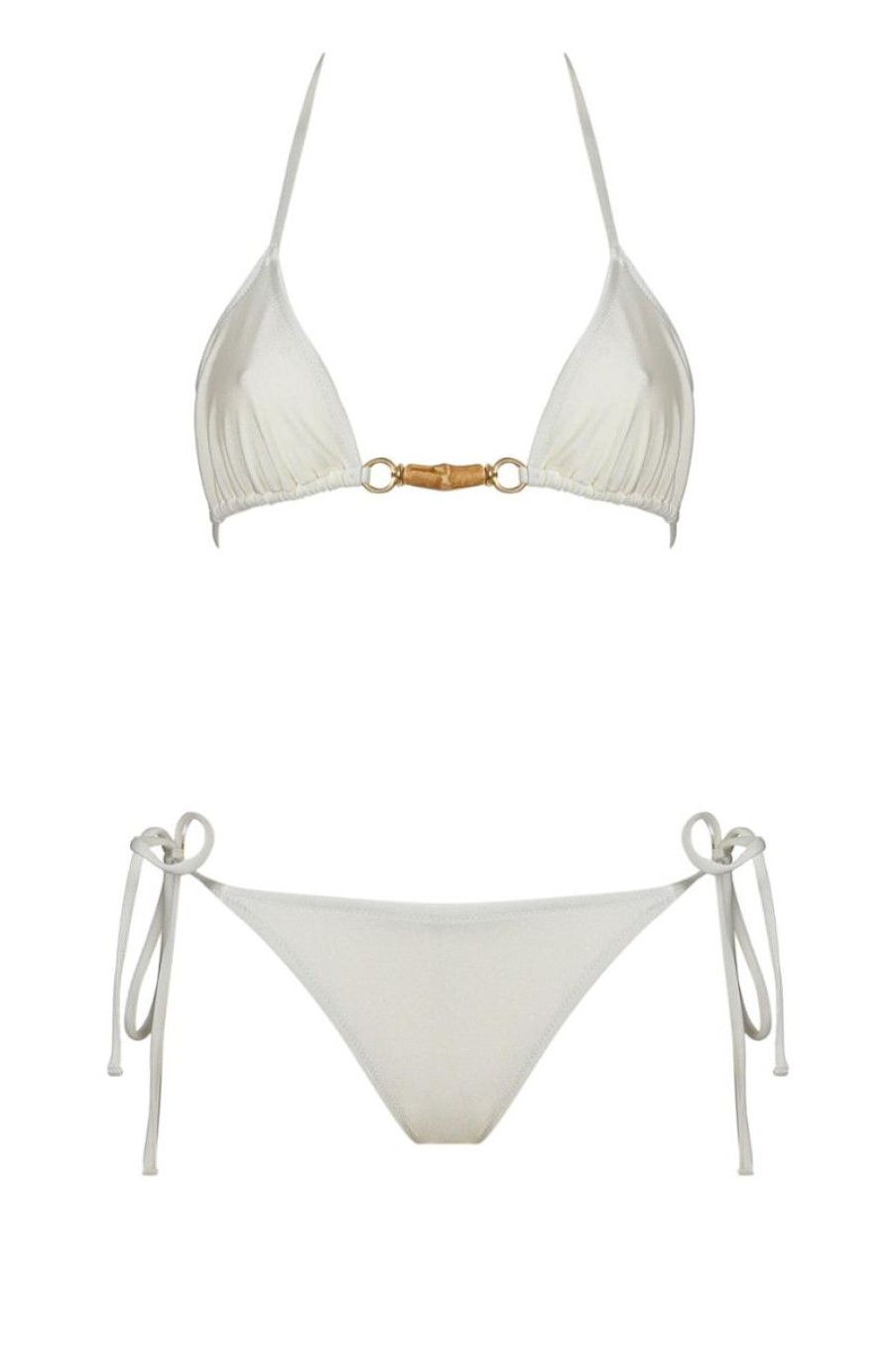 Women SHANI SHEMER Swimwear & Coverups | Shani Shemer Khloe Bikini Bottom In Cream