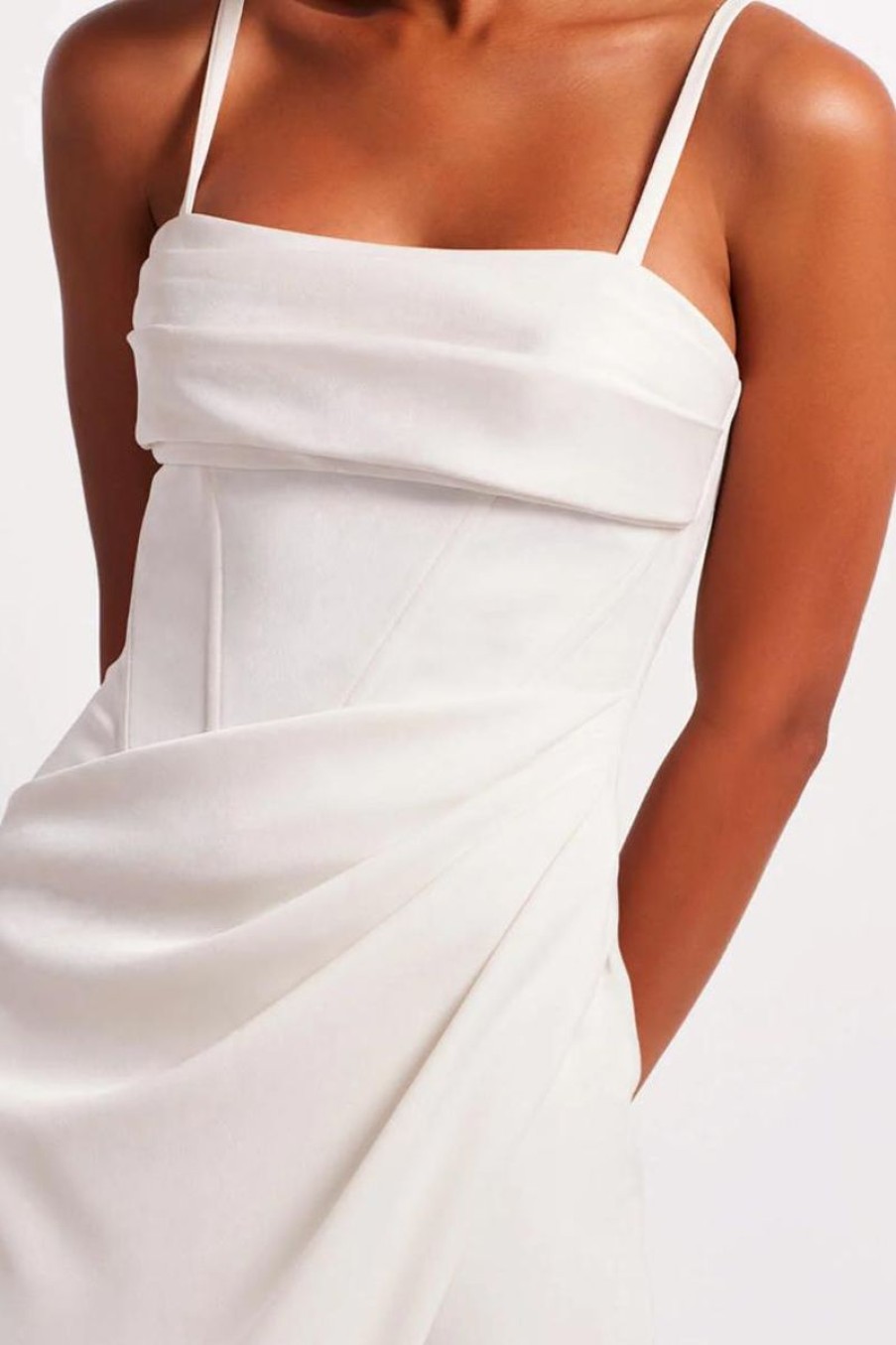 Women PATBO Dresses | Patbo Draped Maxi Dress In Ivory