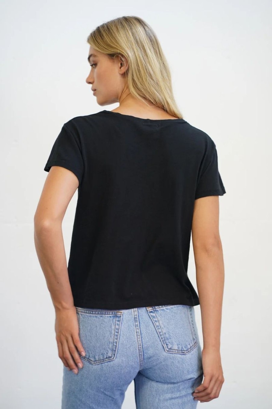 Women LNA Tops | Lna Shaden Crew Neck In Black