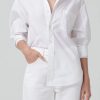 Women CITIZENS OF HUMANITY Tops | Citizens Of Humanity Kayla Shirt In Optic White