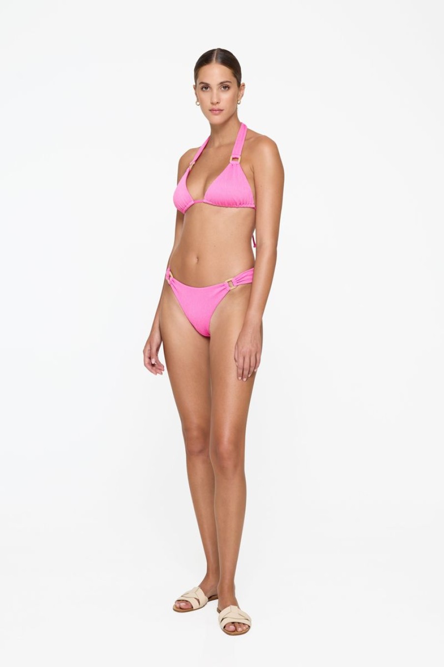 Women REVEL REY Swimwear & Coverups | Revel Rey Cami Bottom In Laguna Pink