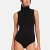 Women WOLFORD Bodysuits | Wolford Viscose String Bodysuit In Black