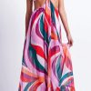 Women PATBO Dresses | Patbo Delos Cut-Out Beach Dress In Red Multi