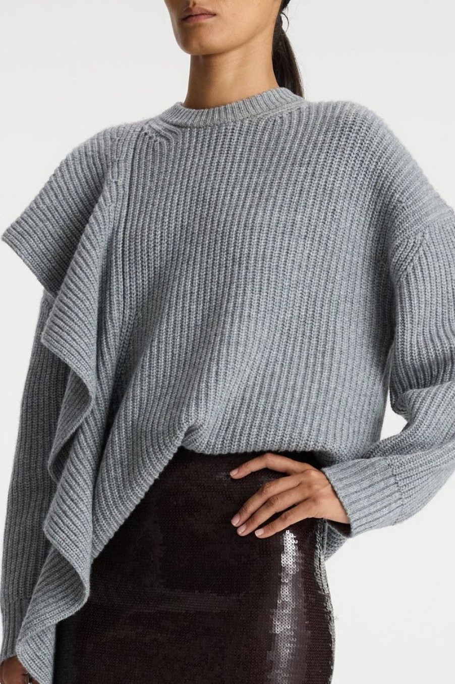 Women A.L.C. Tops | A.L.C. Mabel Sweater In Grey