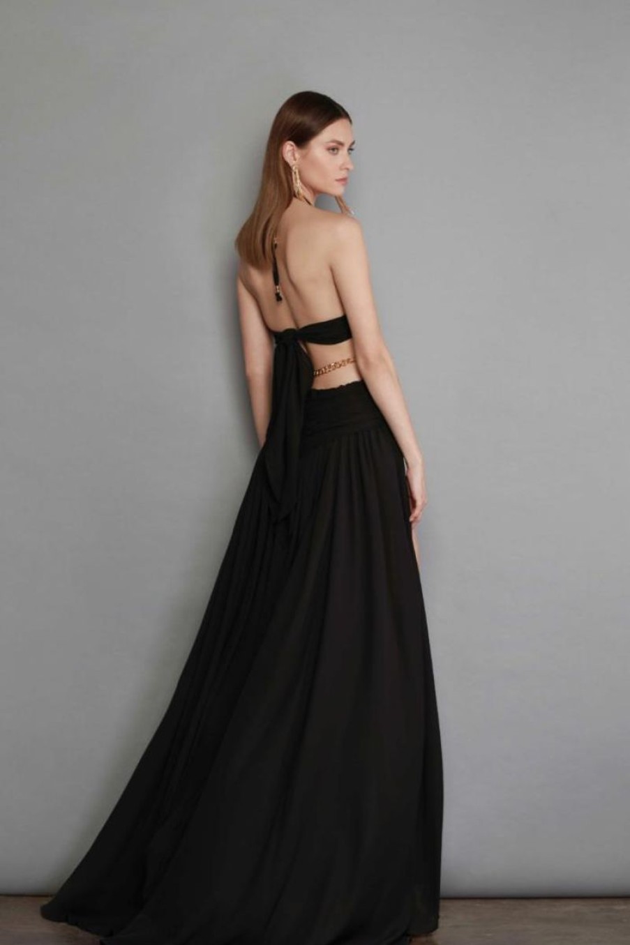 Women BRONX AND BANCO Dresses | Bronx And Banco Cleopatra Maxi Dress In Black