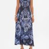 Women CAMILLA Dresses | Camilla Strap Detail Dress In Delft Dynasty