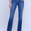 Women L'AGENCE Denim | L'Agence Ruth H/R Straight In Hasting