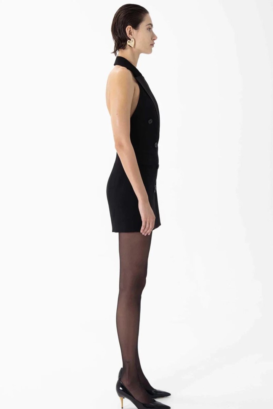 Women RONNY KOBO Dresses | Ronny Kobo Victory Dress In Jet Black