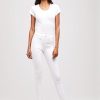 Women L'AGENCE Denim | L'Agence Marguerite High Rise Skinny In Blanc