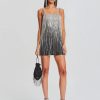 Women RETROFETE Dresses | Retrofete Juliette Dress In Black/Silver