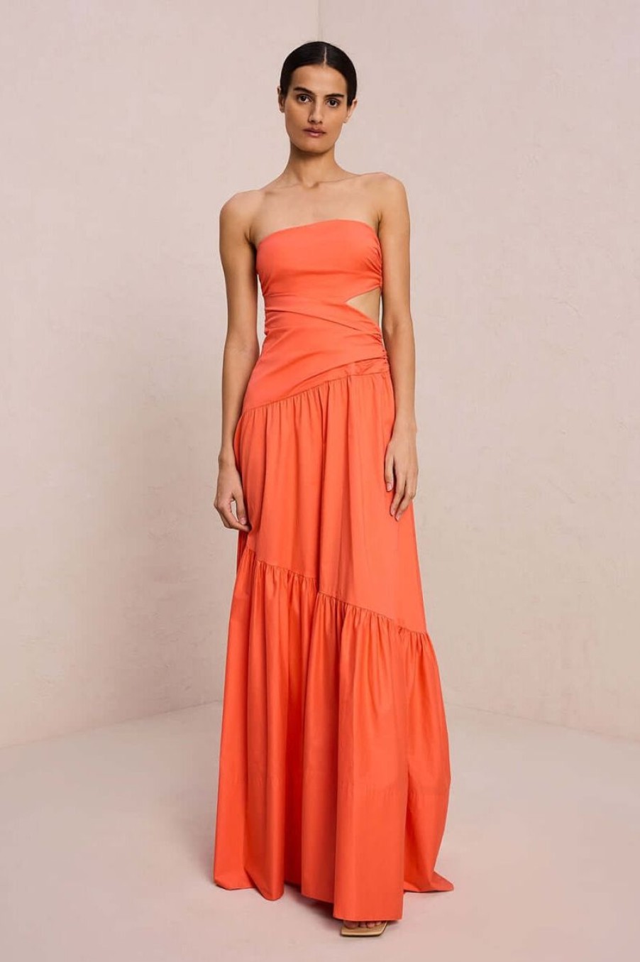 Women A.L.C. Dresses | A.L.C. Lark Dress In Spiced Coral