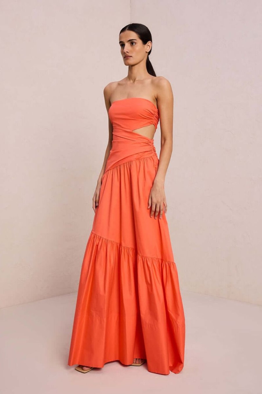 Women A.L.C. Dresses | A.L.C. Lark Dress In Spiced Coral