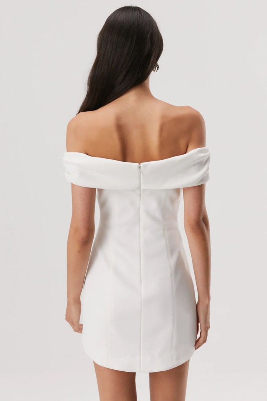 Women MISHA Dresses | Misha Caden Mini Dress In Ivory