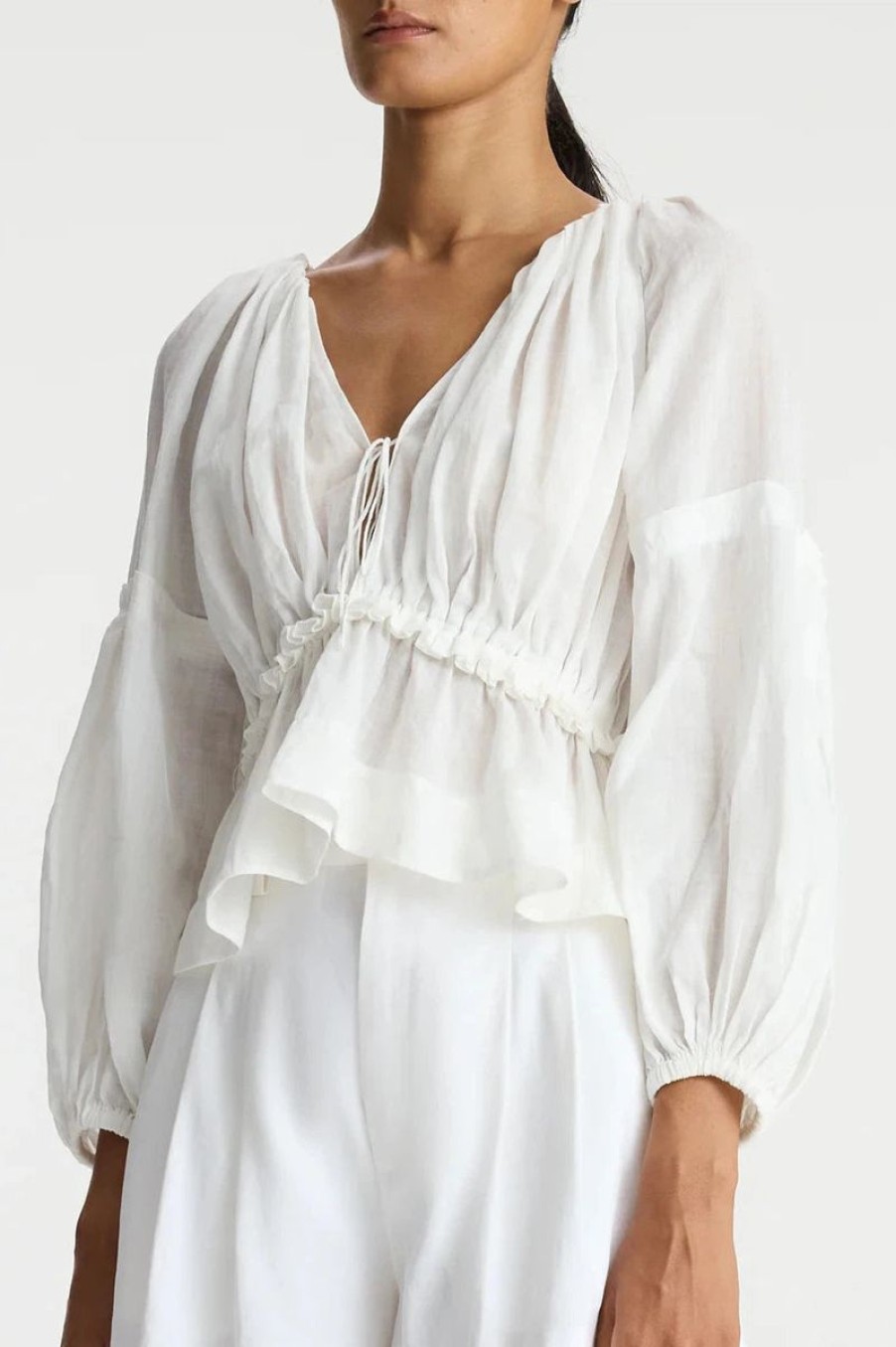 Women A.L.C. Tops | A.L.C. Leighton Top In White