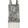 Women RETROFETE Bags | Retrofete Avery Crystal Bag In Silver/Black