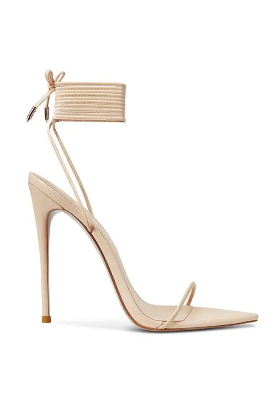 Women FEMME LA | Femme La Luce Minimale Sandal In Latte