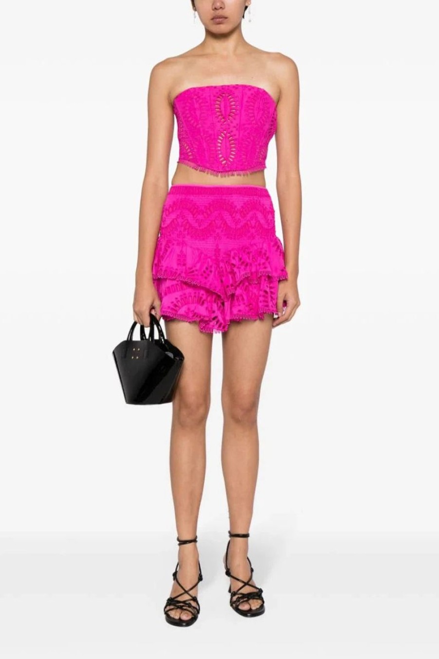 Women CHARO RUIZ IBIZA Tops | Charo Ruiz Ibiza Sting Bustier In Hot Pink