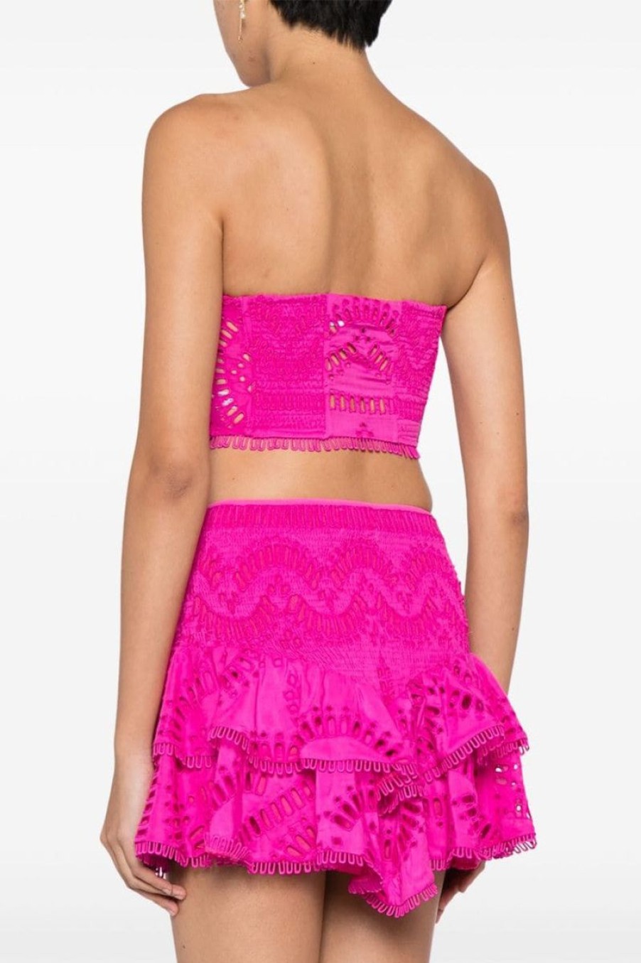 Women CHARO RUIZ IBIZA Tops | Charo Ruiz Ibiza Sting Bustier In Hot Pink