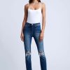 Women L'AGENCE Denim | L'Agence Highline Hi Rise Destruct In Plaza