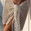 Women BANANHOT Swimwear & Coverups | Bananhot Mini Net Sarong In White