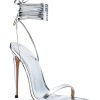 Women FEMME LA | Femme La Luce Minimale Sandal In Silver