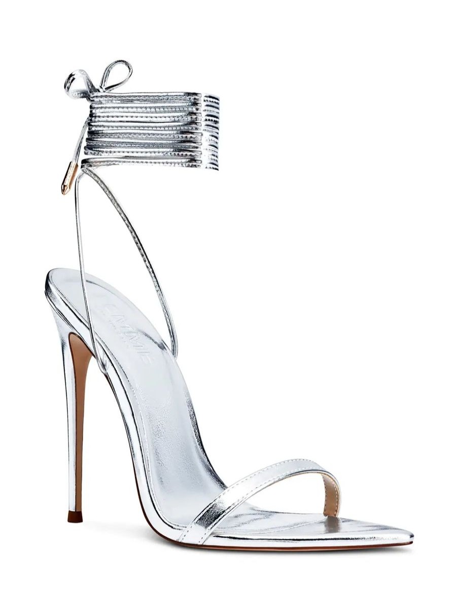 Women FEMME LA | Femme La Luce Minimale Sandal In Silver