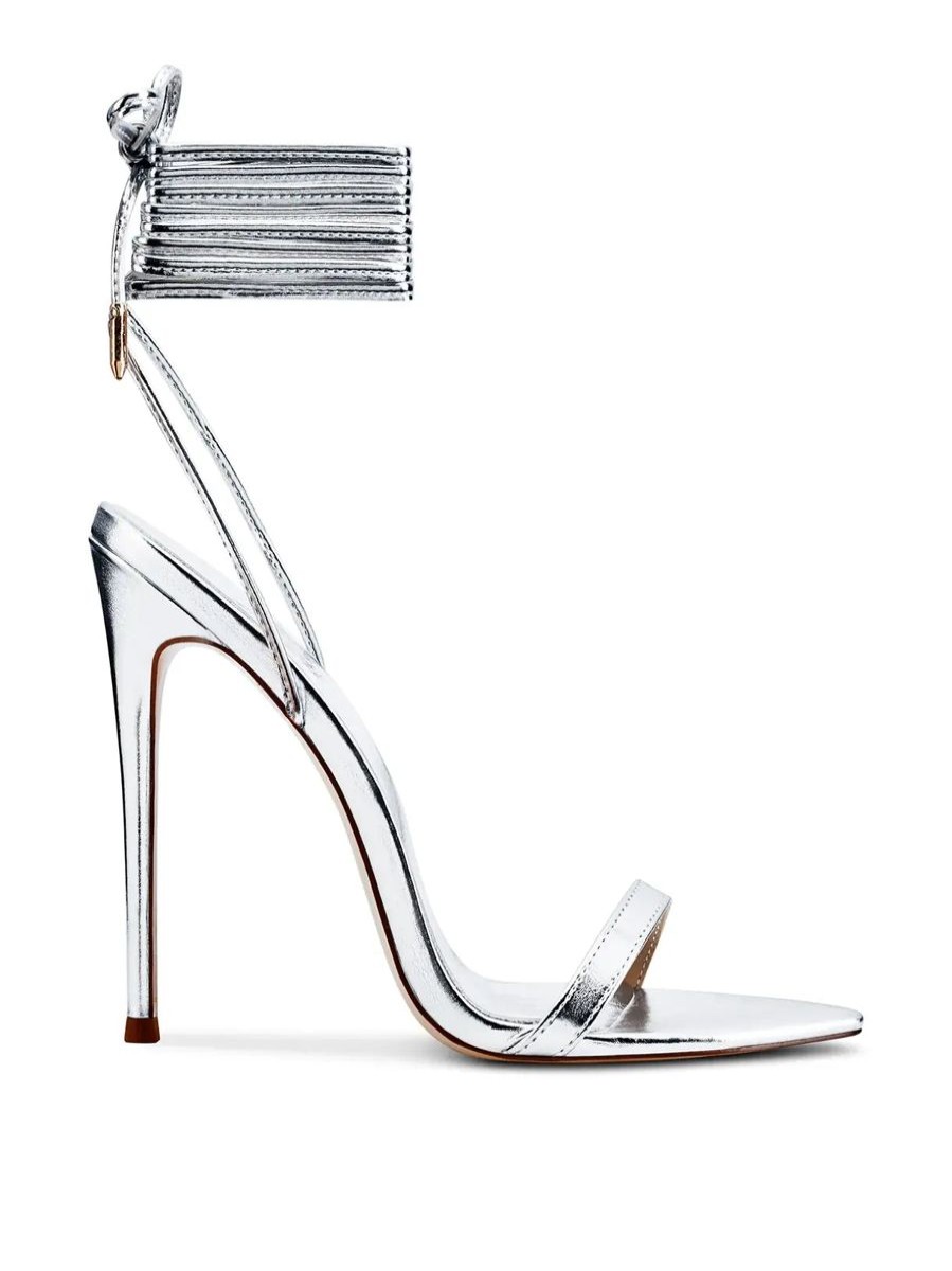 Women FEMME LA | Femme La Luce Minimale Sandal In Silver