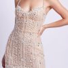 Women PATBO Dresses | Patbo Pearl Beaded Cocktail Dress In Ivory