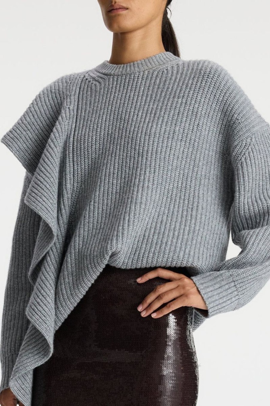 Women A.L.C. Sweaters & Knits | A.L.C. Mabel Sweater In Grey