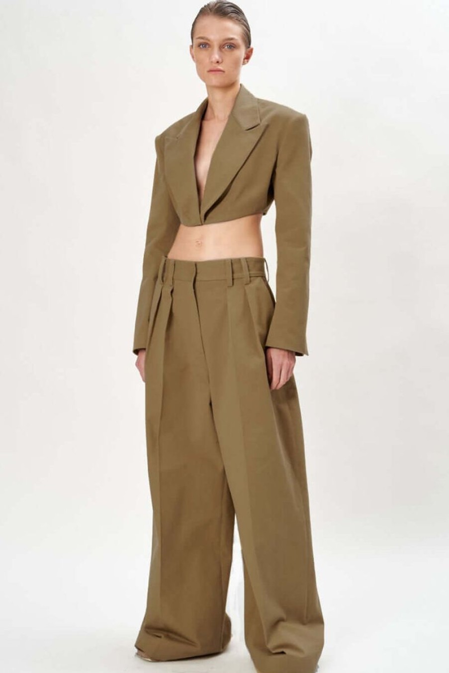 Women RONNY KOBO Pants | Ronny Kobo Lo Pant In Khaki