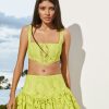 Women CHARO RUIZ IBIZA Tops | Charo Ruiz Ibiza Guik Top In Lime Punch